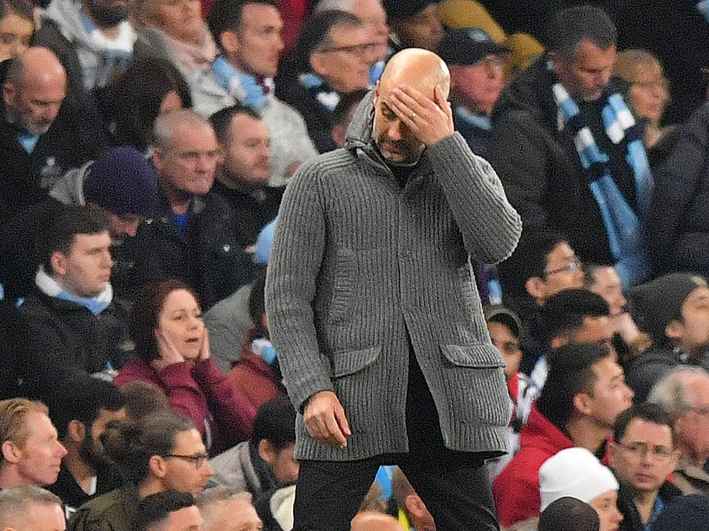 It’s not happy days at Man City.