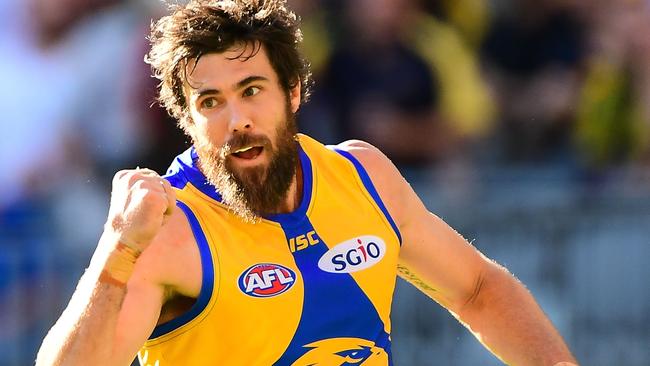 Star goalkicker Josh Kennedy comes out of contract at the end of next year so West Coast will need to keep that in mind when talking figures with McGovern. Picture: Getty