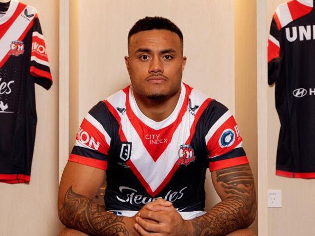 Sydney Roosters prop Spencer Leniu. Pic: Roosters