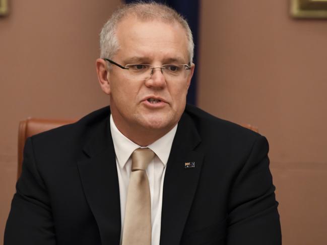 Prime Minister Scott Morrison. Picture: Lukas Coch