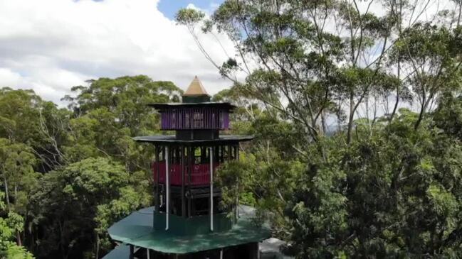 Guy Feldmann at the Rainbow Temple in Rosebank, Northern NSW