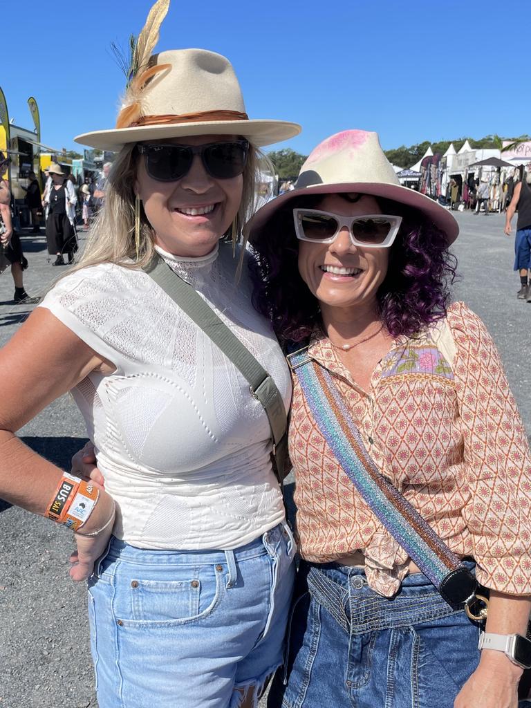 Prue Munro, 47, and Nin Latta, 53, from Cains. Picture: Savannah Pocock