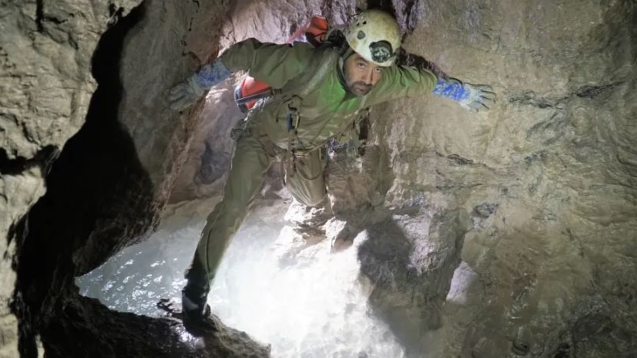Eight cavers were stationed at the bottom of Veryovkina in 2018. Picture: Supplied