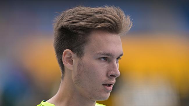 CALI, COLOMBIA - AUGUST 02: Cooper Sherman of Team Australia competes in the Men's 400m qualifying round on day two of the World Athletics U20 Championships Cali 2022 at Pascual Guerrero stadium on August 2, 2022 in Cali, Colombia. (Photo by Pedro Vilela/Getty Images)