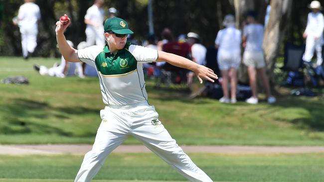 AIC First XI cricket between St Patrick's College and Padua College. Saturday February 3, 2024. Picture, John Gass