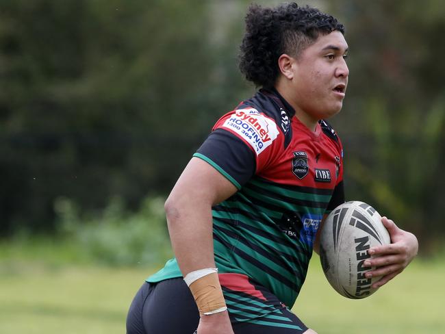 Colyton backrower Jwakeem Hape-Va’a. Photographer: Warren Gannon Photography