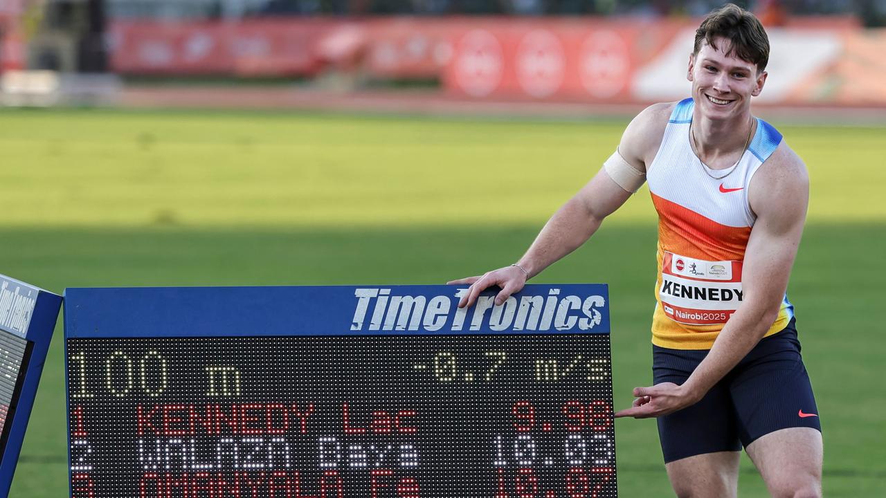 Kennedy steps out of Gout Gout’s shadow with sub-10 stunner