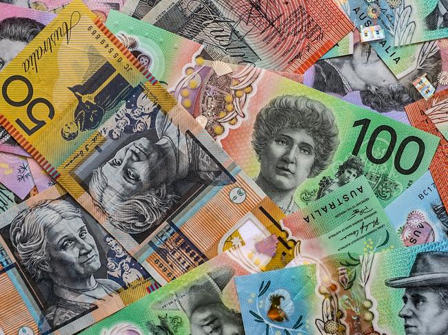 AUSTRALIA - NewsWire Photos - General view editorial generic stock photo image of Australian cash money currency. Picture: NewsWire / Nicholas Eagar