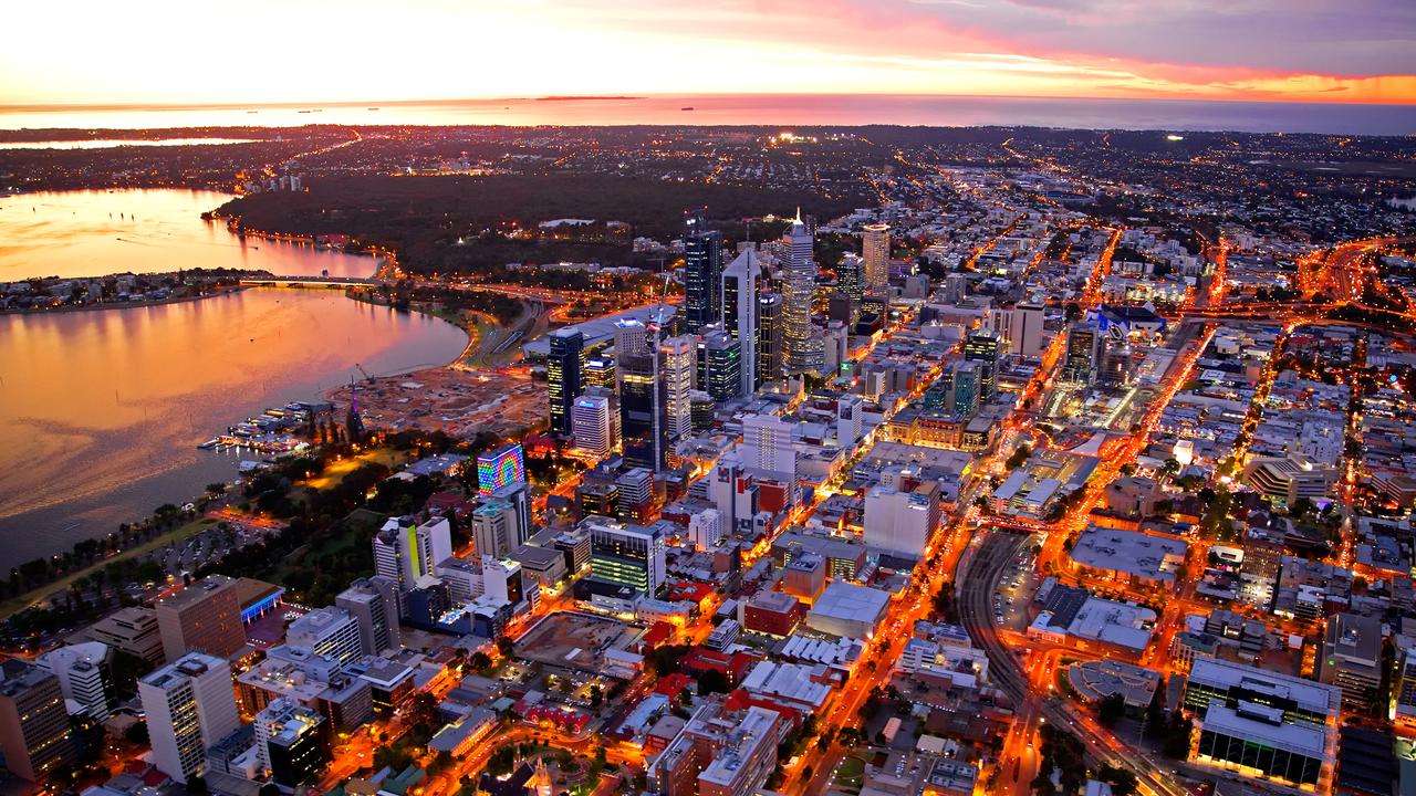 Fremantle, Scarborough and the Perth CBD – which is popular for professional workers. Picture: Birdseye View Photography