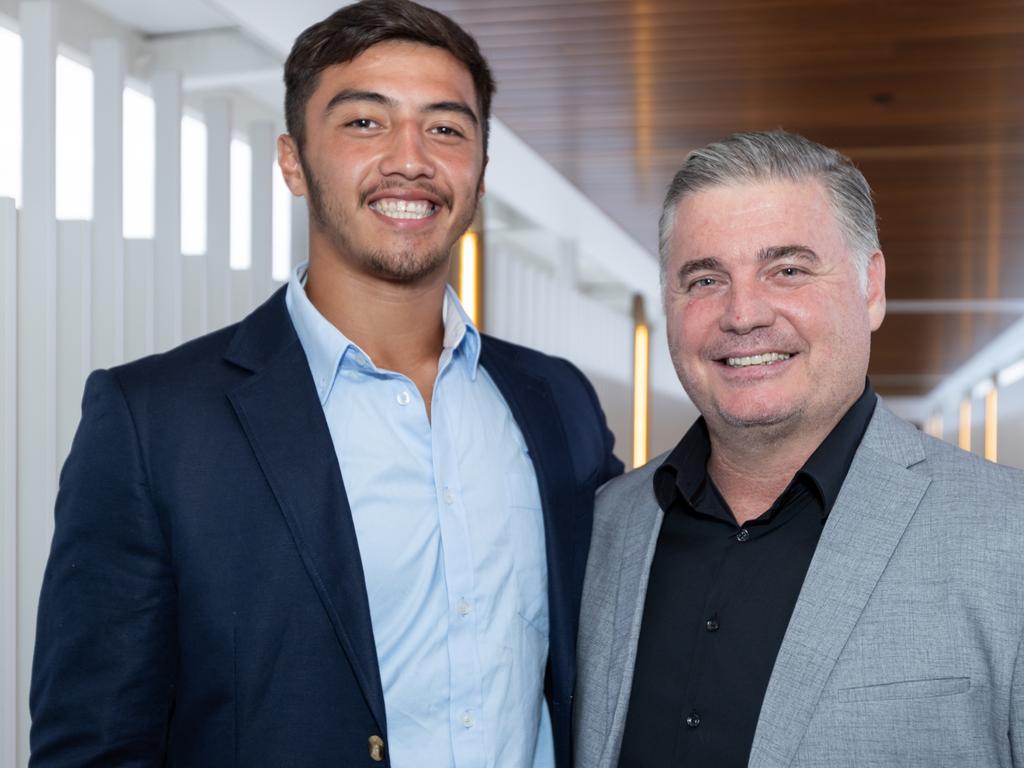 Prominent NRL player agent Chris Orr (right) has warned that keeping agents away from the negotiation table could open up those teenage players to exploitation. Picture: Celeste Humphrey