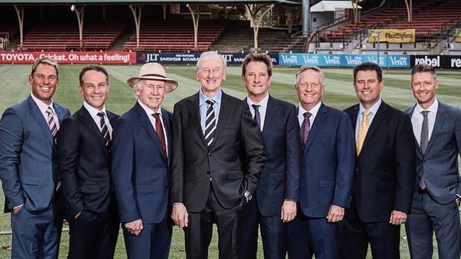 Channel 9's ashes commentary team.