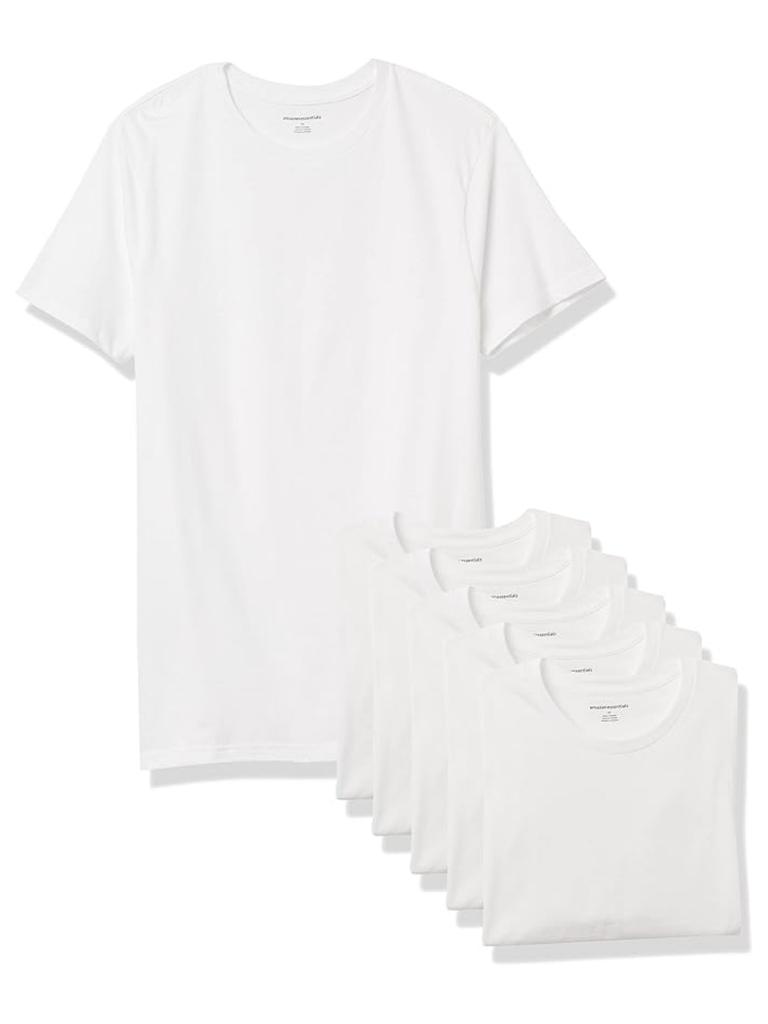 Amazon Essentials Men's Crew Neck 6 pack. Picture: Amazon Australia