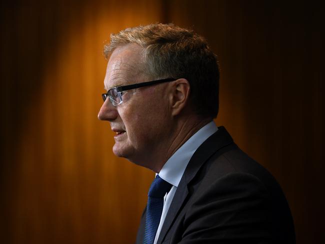 Reserve Bank governor Philip Lowe. Picture: AAP