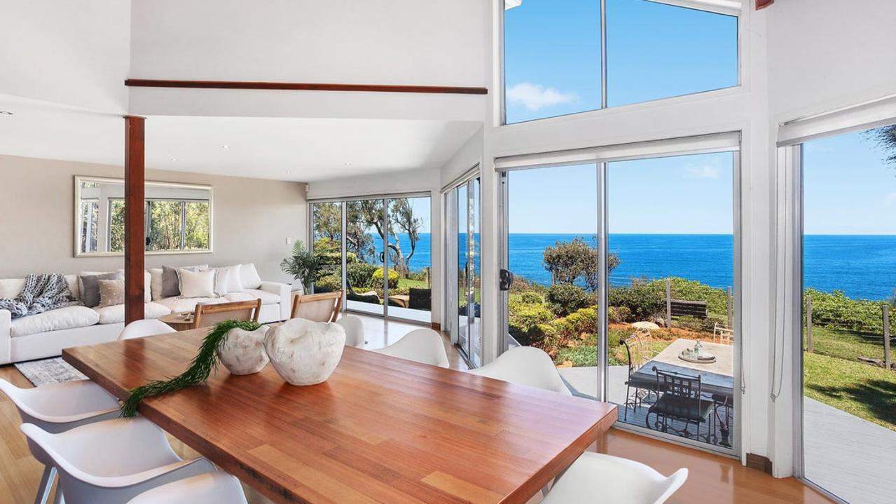 The clifftop property has unobstructed ocean views. Picture: Realestate.com.au