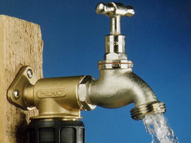 If water is discoloured run the tap into a bucket for 30 seconds.