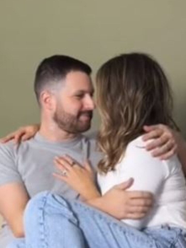 She and her husband ‘make out’ every day to ensure kissing isn’t about sex. Picture: TikTok/@vanessaandxander