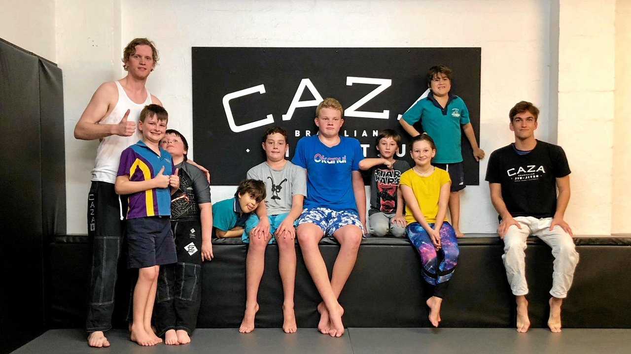 CONFIDENCE: Children with autism participate in self-defence classes. Picture: Contributed