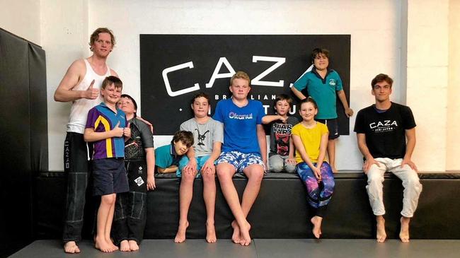 CONFIDENCE: Children with autism participate in self-defence classes. Picture: Contributed