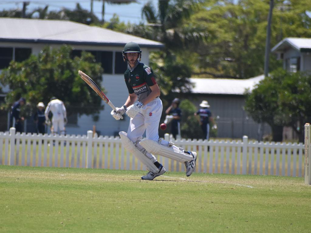 Joel McFarlane for Walkerston U17s cricket, October 25, 2021. Picture: Matthew Forrest