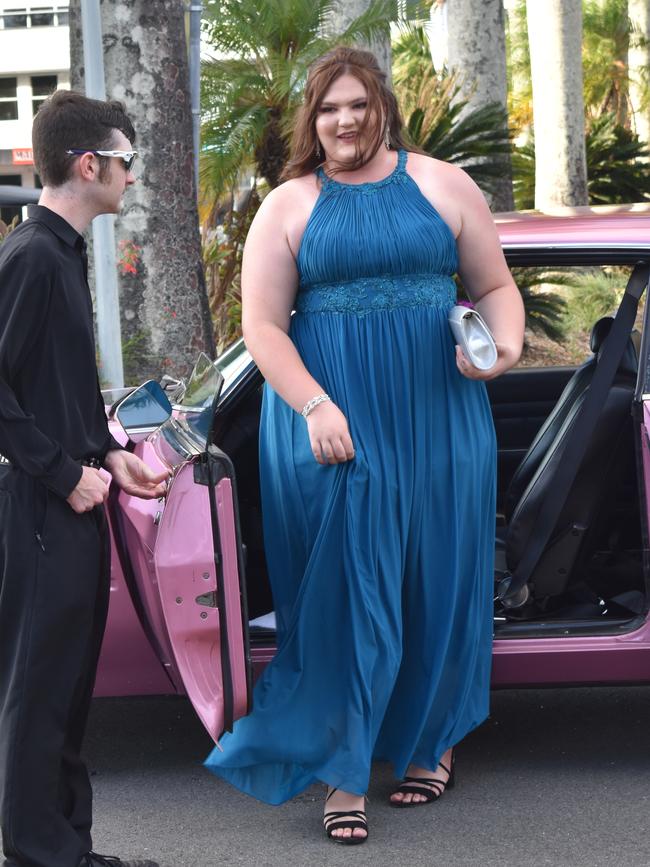 Jess Austin at the Sarina State High School formal at the MECC, Mackay, on Thursday November 19. Picture: Zizi Averill