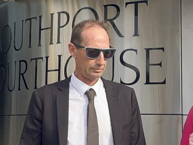 Gold Coast teacher Steven Donoghue leaving court. Picture: Jessica Paul