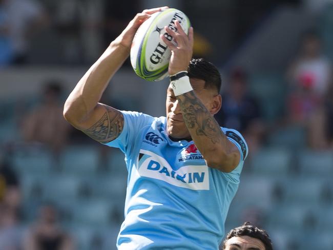 Israel Folau was instrumental in the Waratahs’ win over the Rebels.