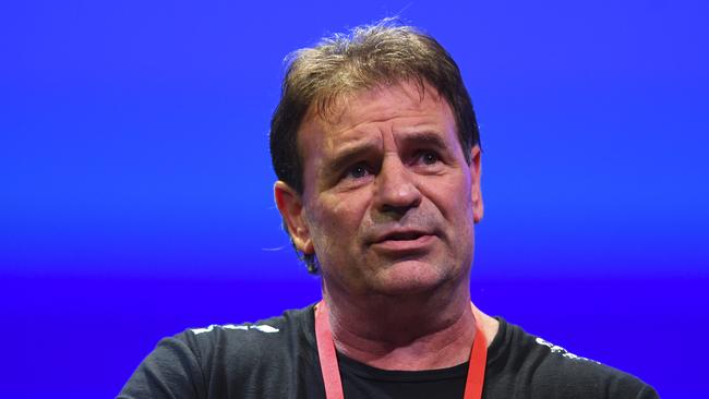 The CFMEU‘s John Setka has been plagued with allegations of inappropriate behaviour this week. Picture: AAP/Lukas Coch
