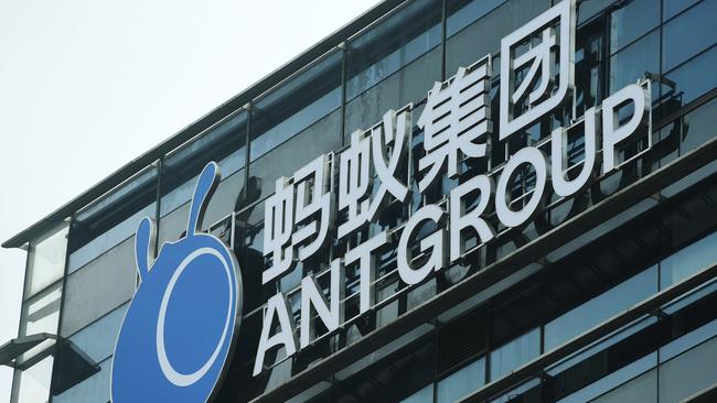 The Ant Group headquarters in Hangzhou. Picture: AFP