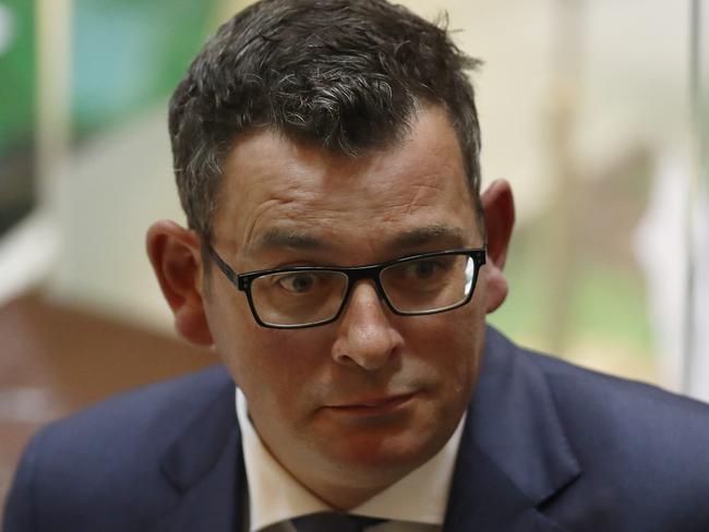 MELBOURNE, AUSTRALIA - NCA NewsWire Photos March 02, 2021:  The Premier, Daniel Andrews speaks during Question Time at Victoria Parliament in Melbourne, Victoria. Picture: NCA NewsWire / Daniel Pockett