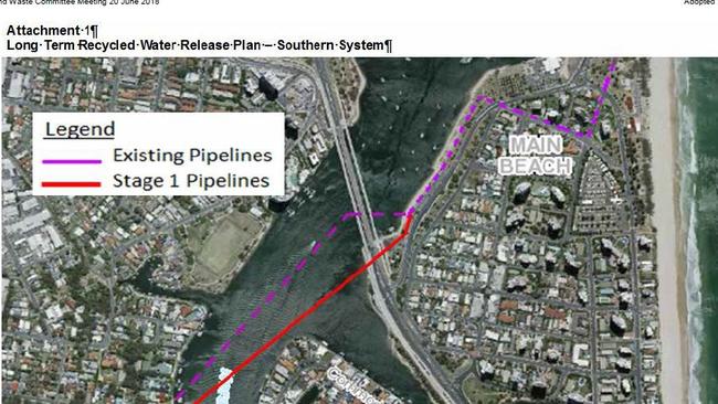 Mapping for the Gold Coast long term recycled water plan