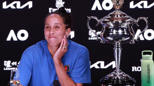 Madison Keys says therapy helped her win the Australian Open. (Photo by Darrian Traynor/Getty Images)