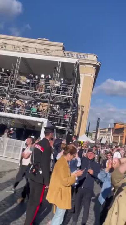 'We Have a Pope!' Crowd Celebrates at Vatican as White Smoke Signals New Pontiff
