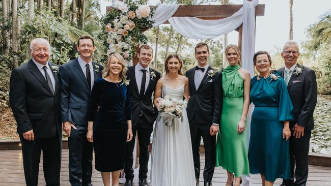 Emma Brown and Isaac Bongaarts’ wedding. Pictures: Say Milk