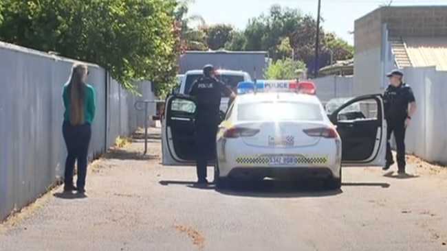 Teenagers arrested over high-end luxury car thefts as one vehicle is recovered at Clearview. Picture: 7 NEWS