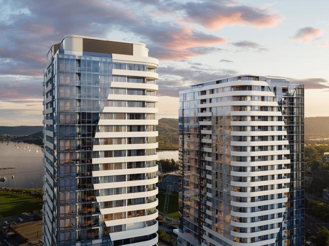 The Archibald Development - a $400 million two-tower development for Gosford.