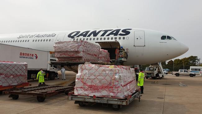 Demand for freight capacity has become so great, Qantas is converting two of its wide body A330s to freighters.