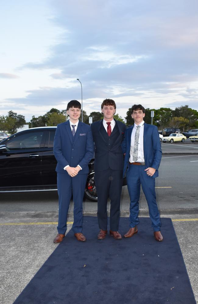 Students at the 2024 Chancellor State College formal.