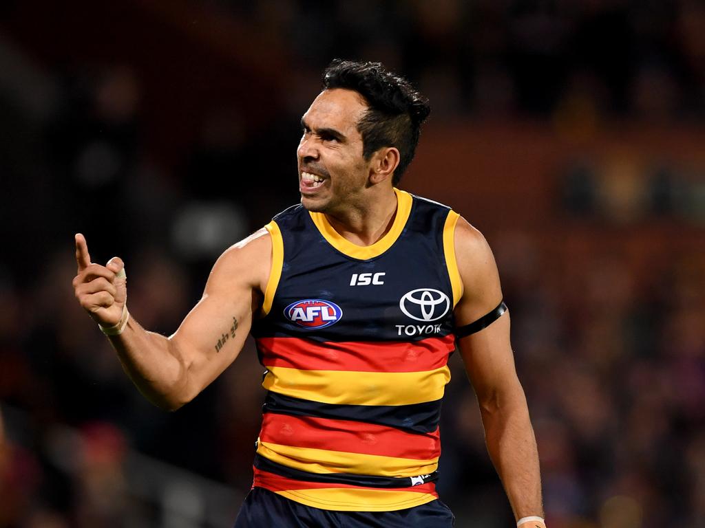 Eddie Betts departs the Crows seemingly on good terms.