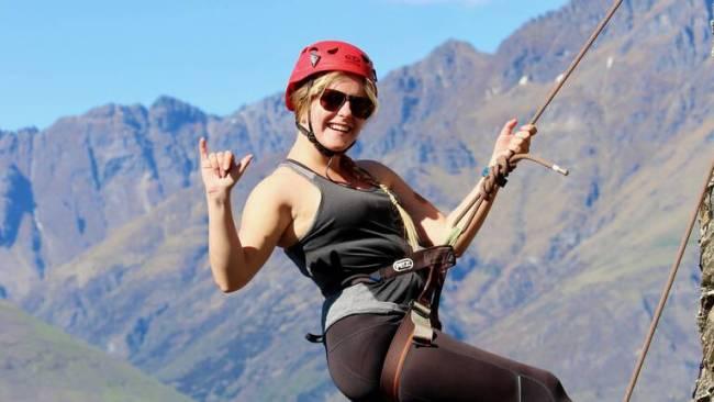 Abseil in Queenstown.