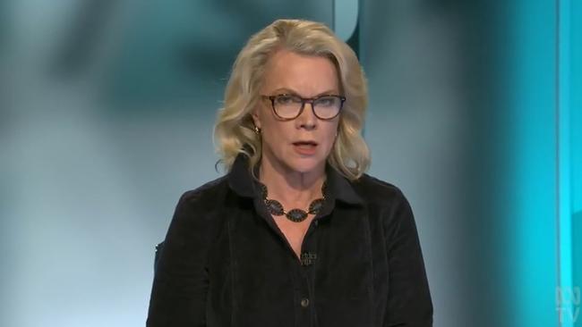 ABC TV’s 7.30 stand-in host and political editor Laura Tingle.