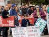 ‘These projects are unwanted’: Farmers confront Victorian Premier