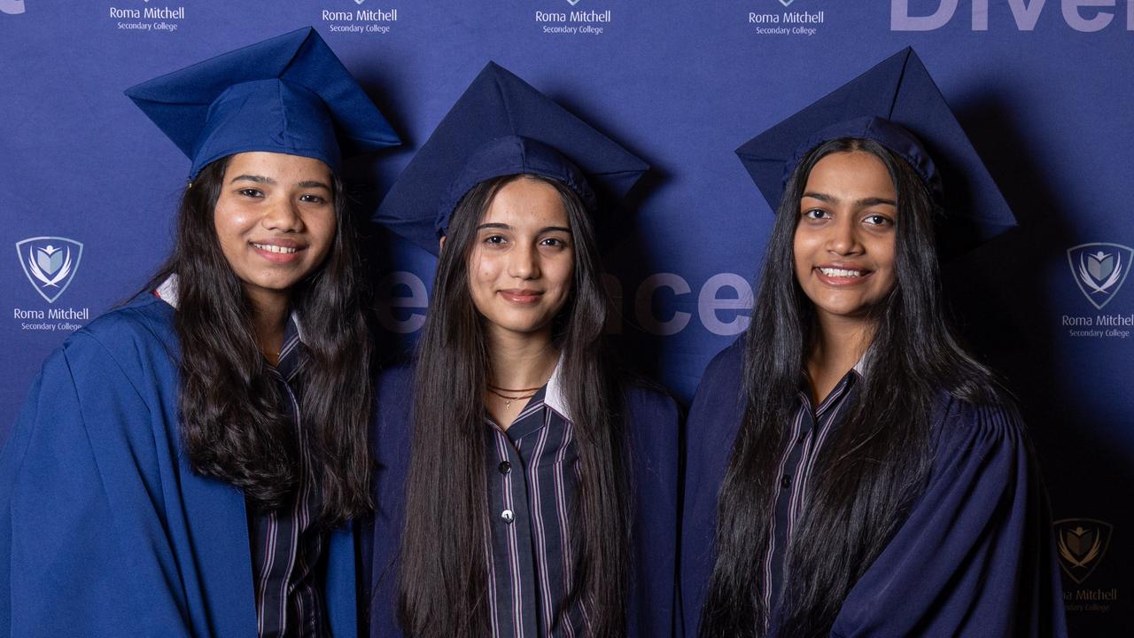 Roma Mitchell Secondary College Graduation at the Adelaide Town Hall. Picture: Ben Clark