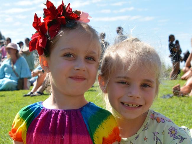 Marli Rose and Ivy Rose at the  Festival of the Knob at Yorkeys Knob on Saturday. Picture: Bronwyn Farr