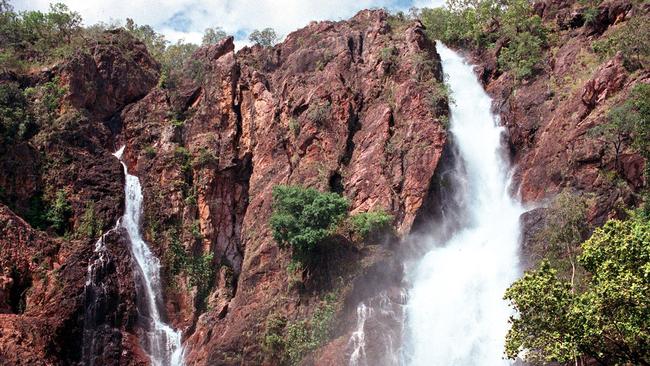 A man has sustained head injuries after falling down rocks while walking in Litchfield National Park. Picture: News Limited