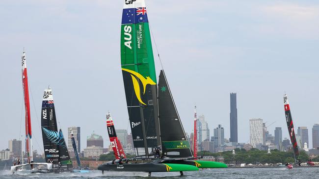 Australia had a solid but far from perfect weekend in New York. Photo: Luke Hales/Getty Images/AFP.