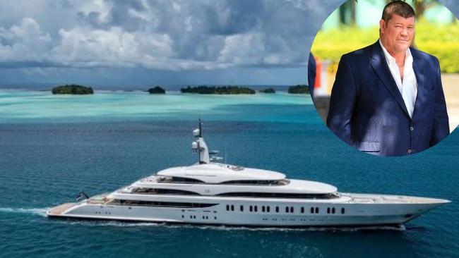 James Packer’s superyacht IJE is up for sale.