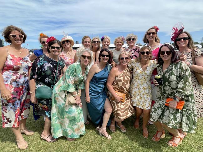 Sydney's Firebirds soccer team members at the 2024 Oaks Day. Picture: Himangi Singh.