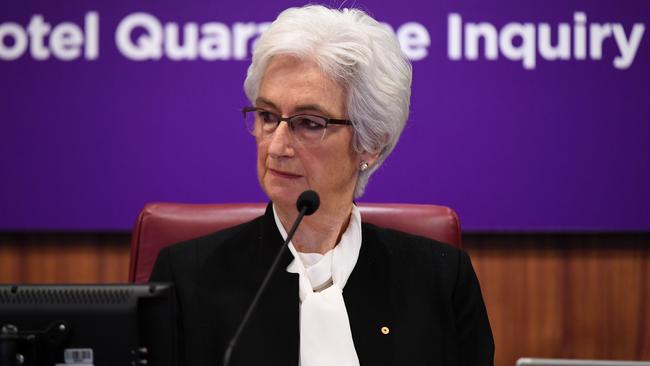 Melbourne’s hotel quarantine inquiry chair Jennifer Coate. Picture: Getty Images