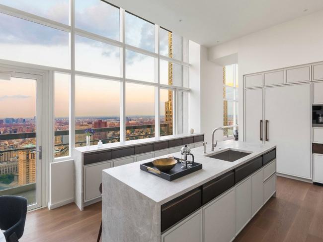 The Beekman Place penthouse comes with three bedrooms and four bathrooms plus a chef’s kitchen. Picture: Douglas Elliman