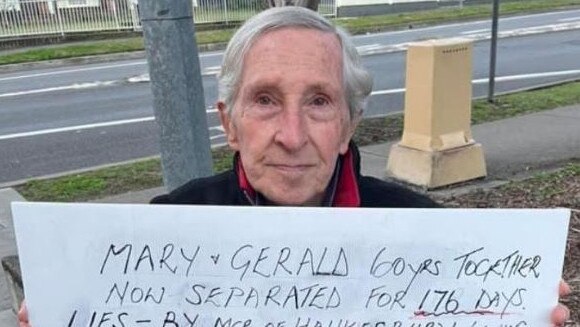 Gerald Urwin’s plight has been highlighted on social media. Picture: Facebook